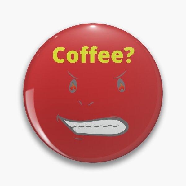 Item preview, Humorous angry face with "Coffee" merch designed and sold by AyeAyeBeans.