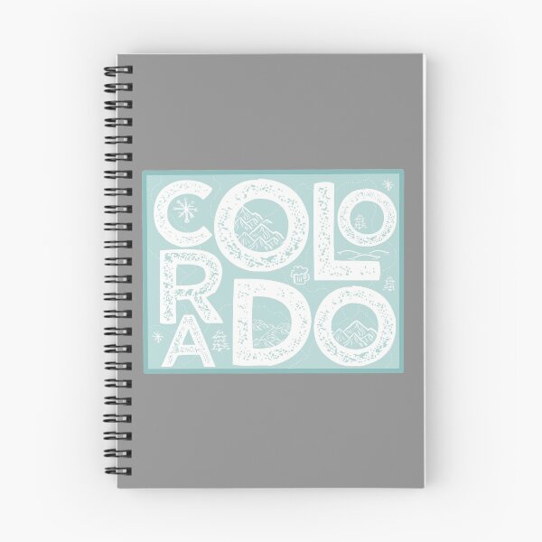 Item preview, Colorado Map Typography Blue designed and sold by HelloGentry.