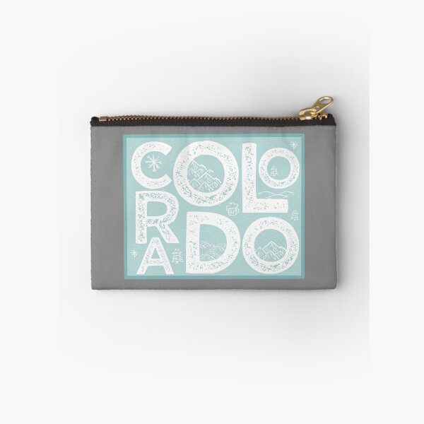 Item preview, Colorado Map Typography Blue designed and sold by HelloGentry.