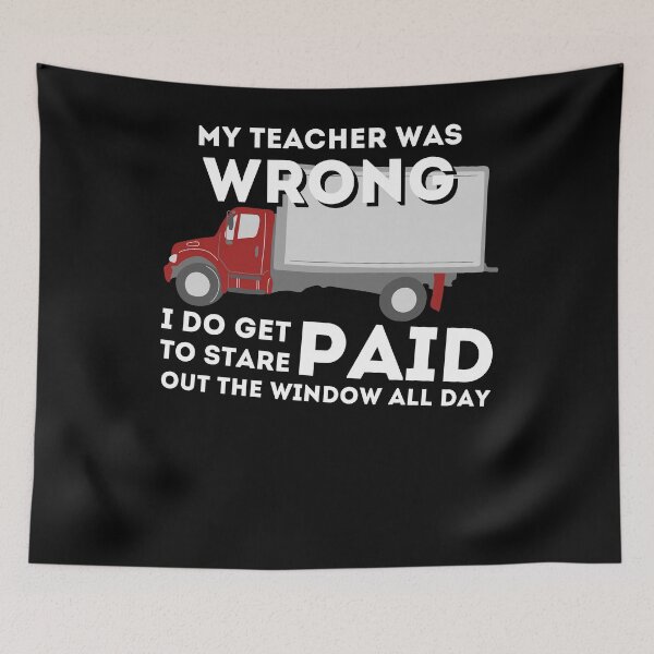 Item preview, Trucker Get Paid Truck Driver Father Dad Gift designed and sold by WichitaClothing.