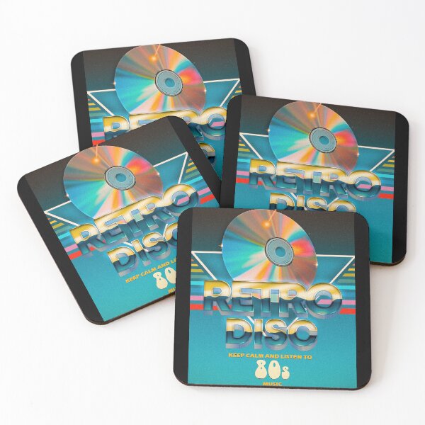Item preview, Retro wave disc - Keep Calm and listen to 80s / Music designed and sold by Cursed Design.