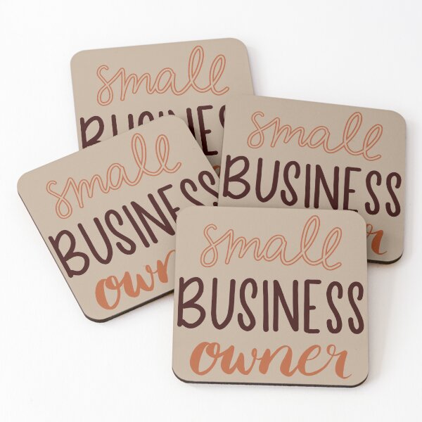 Item preview, Small Business Owner Hand Lettered Design - Copper and Brown designed and sold by annedesignco.