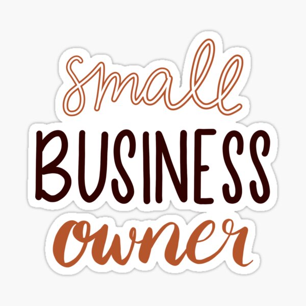 Item preview, Small Business Owner Hand Lettered Design - Copper and Brown designed and sold by annedesignco.