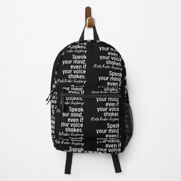 Item preview, Speak your mind, even if your voice shakes Shirt, Ruth Bader Ginsburg,Supreme Court,notorious RGB,feminist,Laptop Skins, scraf, mobile cases, face masks designed and sold by kenganalashish.