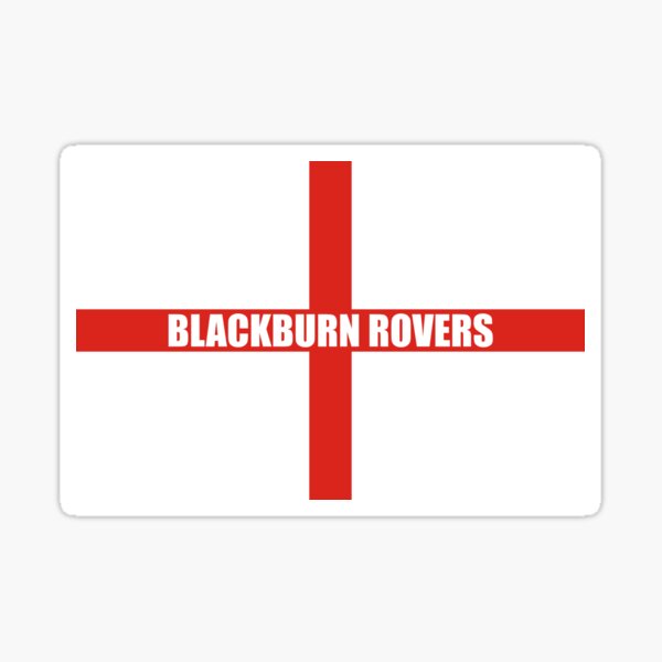 Blackburn England Flag Sticker
