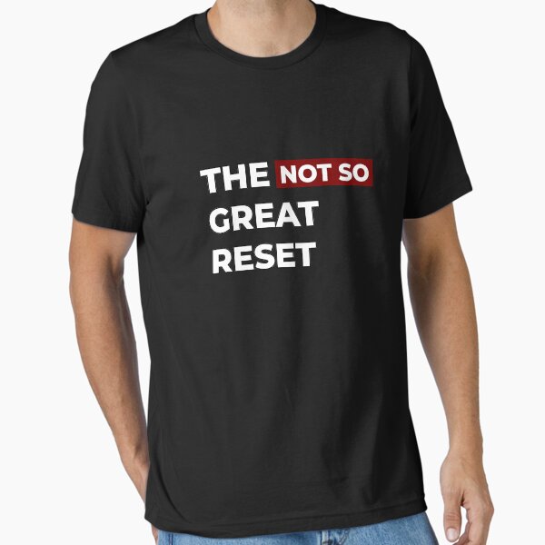 Vista previa del artículo con la obra «El (no tan) gran reinicio», diseñado y vendido por DanLopesMerch.