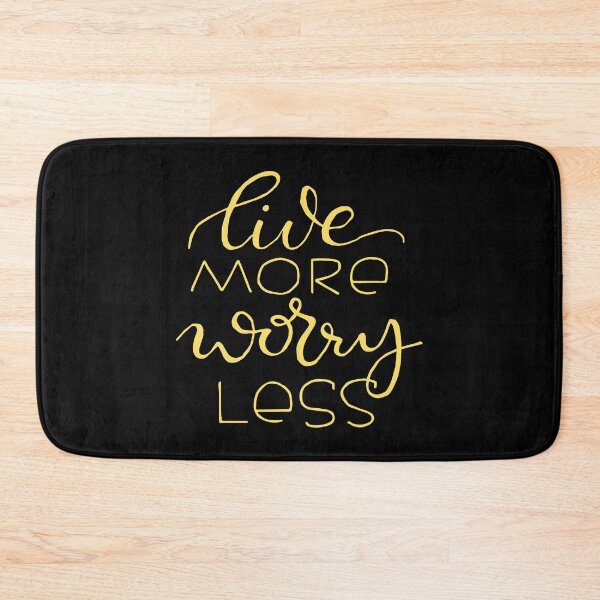 Item preview, Live More Worry Less designed and sold by CaliCountryLife.