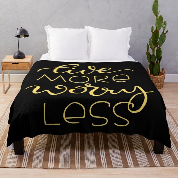 Item preview, Live More Worry Less designed and sold by CaliCountryLife.