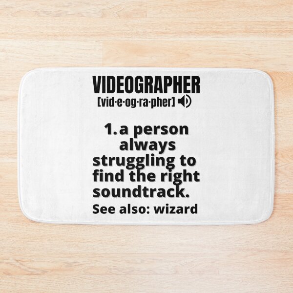 Item preview, Funny Videographer Definition designed and sold by stelsanc.
