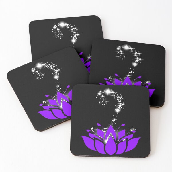 Item preview, Magical Lotus Flower In Solid Purple designed and sold by RosieSunflower.