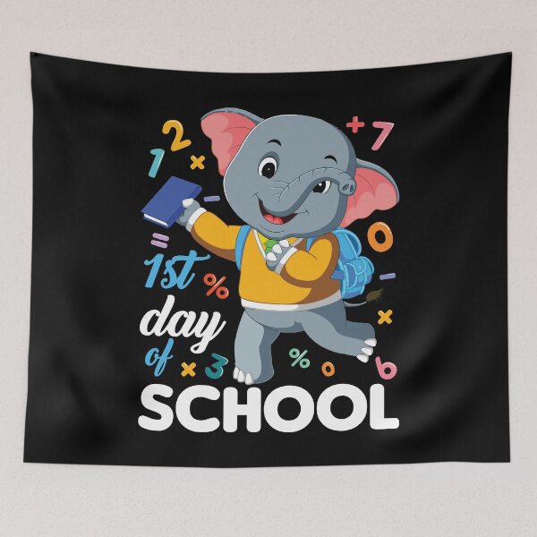 Item preview, 1st day of School Elephant Gift Design designed and sold by Joxxio.