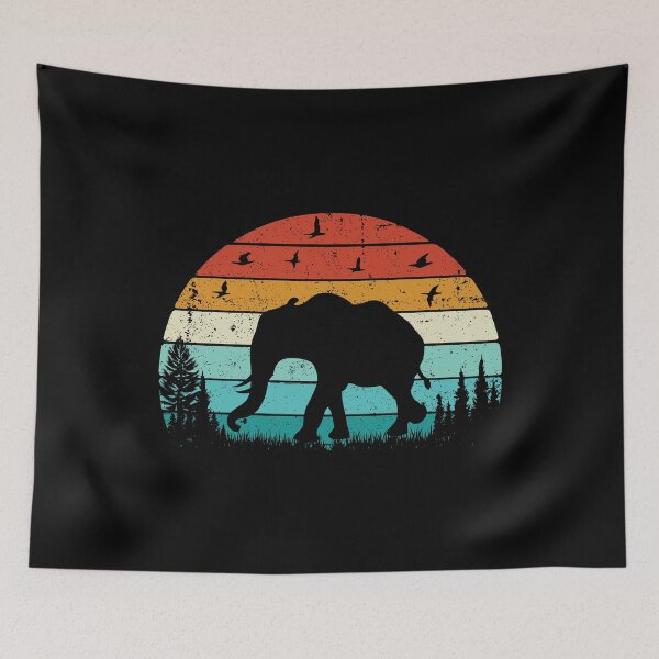 Item preview, Vintage Sunset Elephant Gift Design designed and sold by Joxxio.