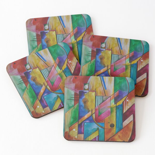 Item preview, Abstract painting. Geometric pattern. Perfume. designed and sold by Mankaanna.