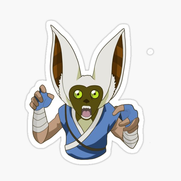 Samurai Momo From Avatar the Last AirBender Sticker for Sale by Ryan M