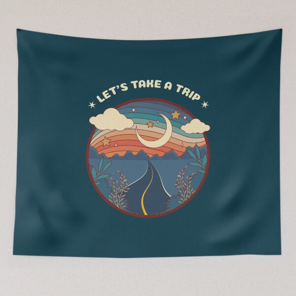 Item preview, Let's Take A Trip Vintage Retro Groovy designed and sold by gugenia.