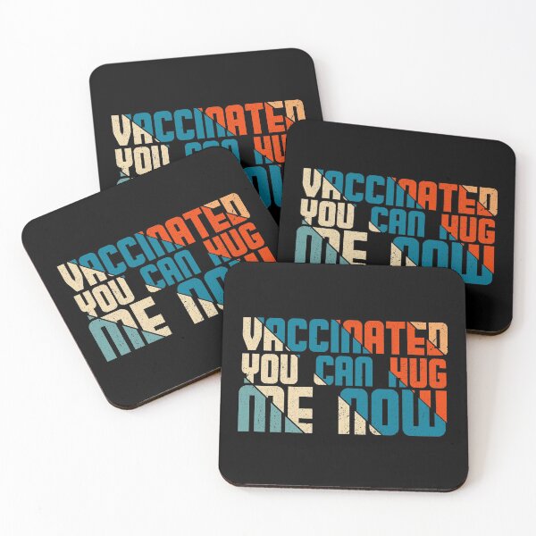 Item preview, vaccinated you can hug me now designed and sold by crazy merchs.