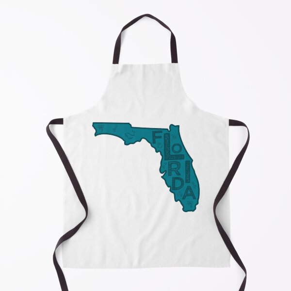 Item preview, Florida Map Typography Navy designed and sold by HelloGentry.