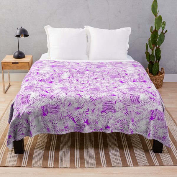 Item preview, tropical purple leaves pattern designed and sold by OMdesigns93.