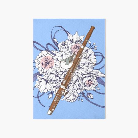 Bassoon Vintage Wall Art Redbubble