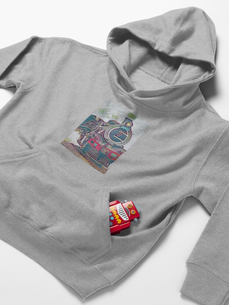 Alternate view of GALATHI Locomotive Train Westley - Trains Kids Pullover Hoodie
