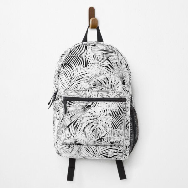 Item preview, black tropical leaf pattern designed and sold by OMdesigns93.