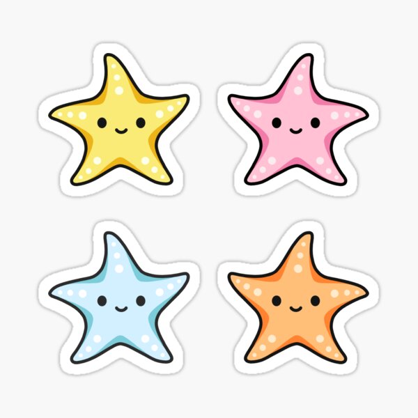 Starfish Sticker Pack Sticker
