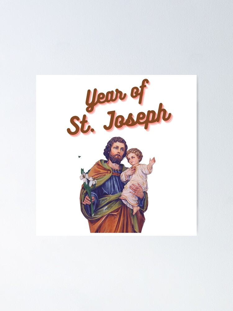 Year of Saint Joseph Green Premium Matte vertical posters