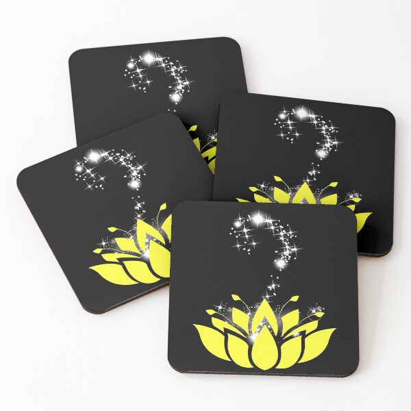 Item preview, Magical Lotus Flower In Solid Yellow designed and sold by RosieSunflower.