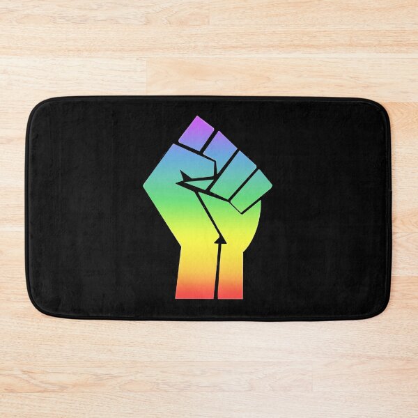 Item preview, Rainbow Black Lives Matter Raised Fist designed and sold by heyitslynslie.