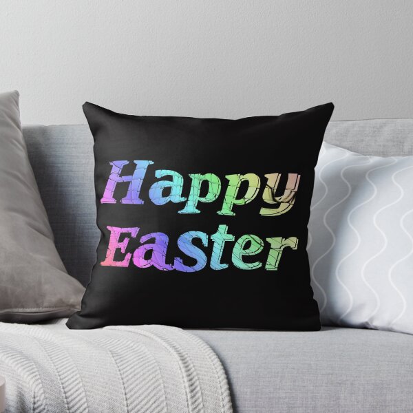 Happy Easter Throw Pillow