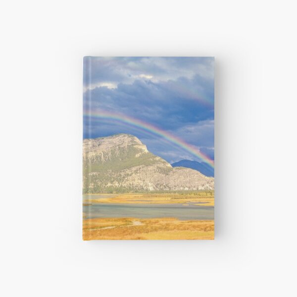 Double Rainbow Canal Flats BC Canada Hardcover Journal