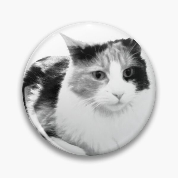 Item preview, Expectant Calico in black and white designed and sold by TM Art.
