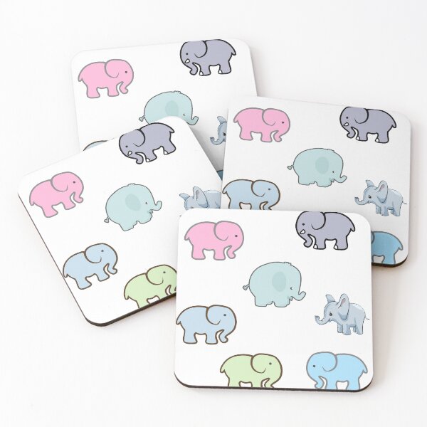 Item preview, Colorful Elephants Pack designed and sold by VibeCraze Designs.