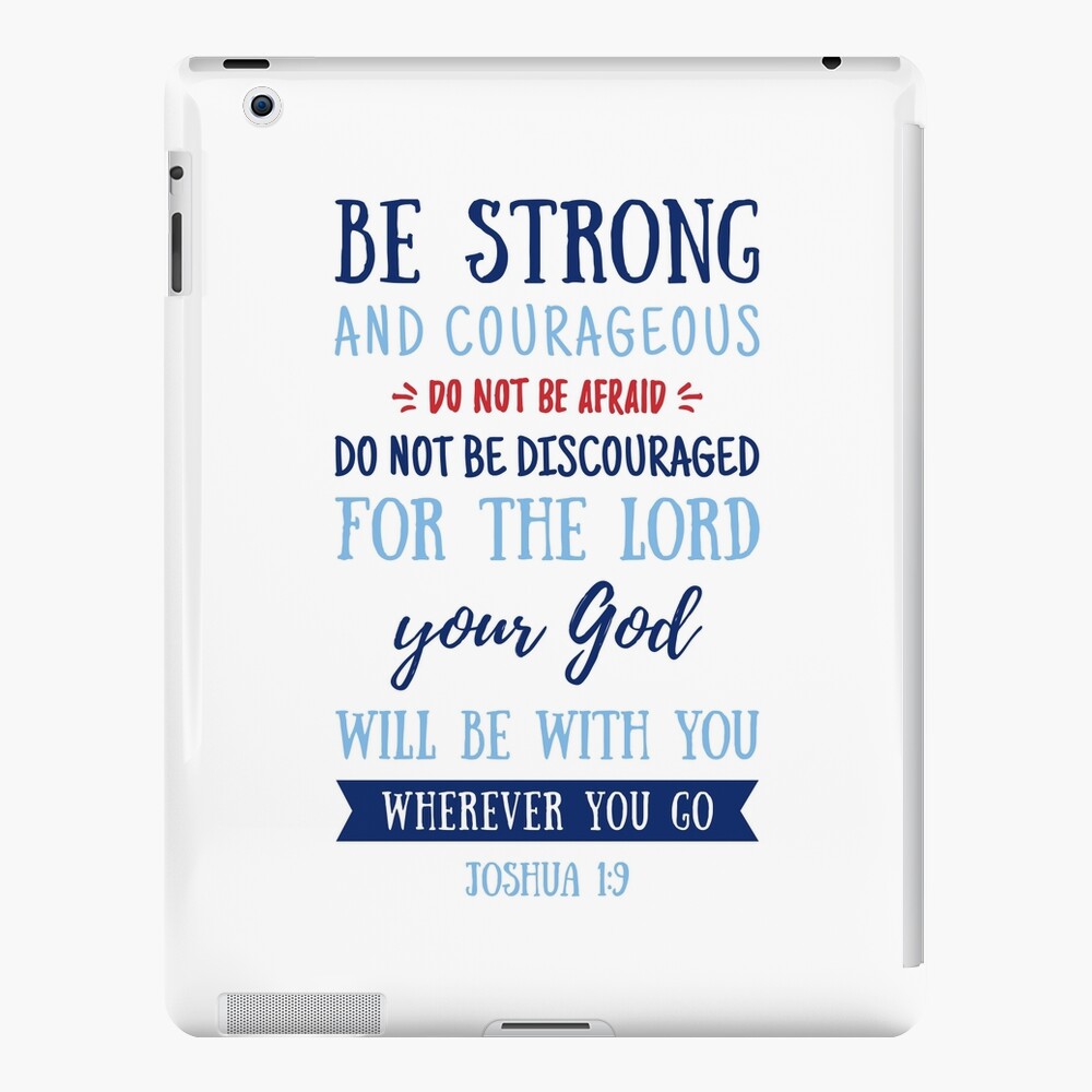 Be Strong And Courageous Joshua 1 9 Bible Verse Kids Room Decor