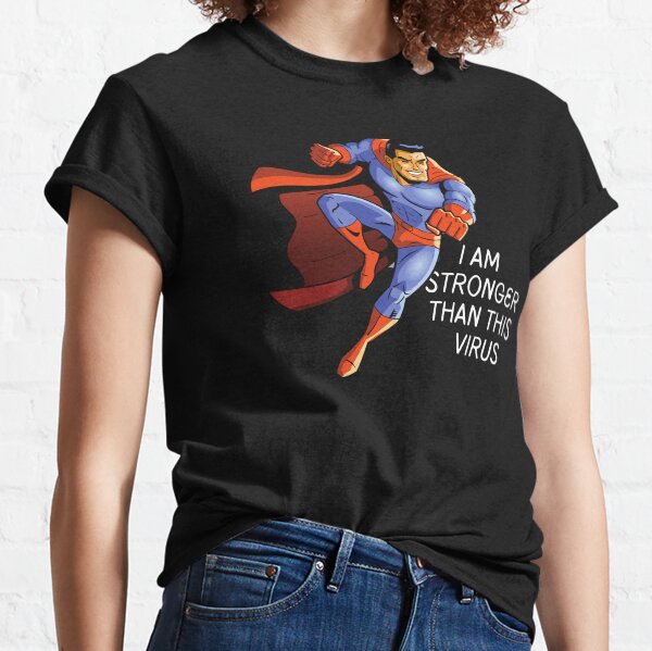 Superhero vs Virus Classic T-Shirt