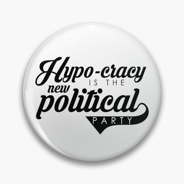 Item preview, Hypo-cracy is The New Political Party designed and sold by Sticker Up.