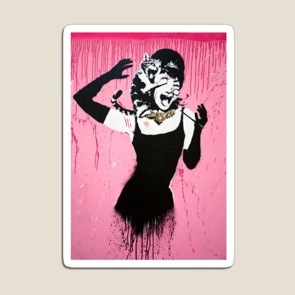 Item preview, Holly and Cat - Audrey Hepburn | Banksy Graffiti Mural designed and sold by WE-ARE-BANKSY.