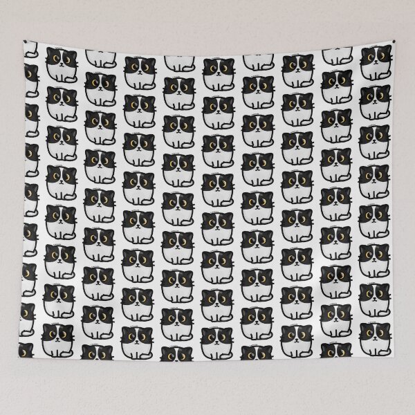 Item preview, Chonky Boi - Kitty (Black and White) designed and sold by TswizzleEG.