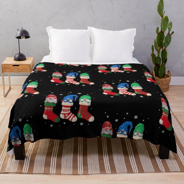 Item preview, Cute Santa Gnomes Christmas Stocking Shirt Gnome Xmas Matching Pajamas T Shirt designed and sold by tuanitus.