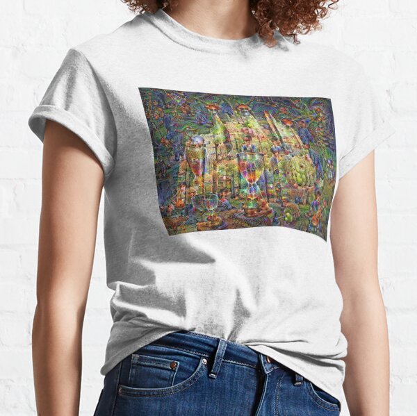 DeepDream Pictures, Cathedral 001 Classic T-Shirt