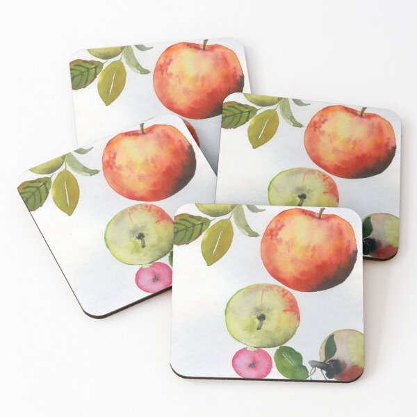 Item preview, watercolor apples N.o 4 designed and sold by kosarandrea.