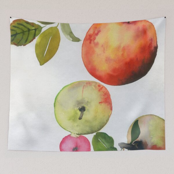 Item preview, watercolor apples N.o 4 designed and sold by kosarandrea.