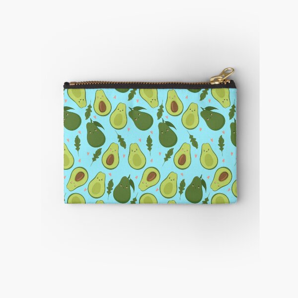 Item preview, cute pattern with avocado and arugula leaves designed and sold by burbura.