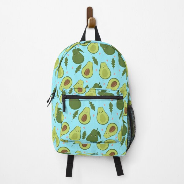 Item preview, cute pattern with avocado and arugula leaves designed and sold by burbura.