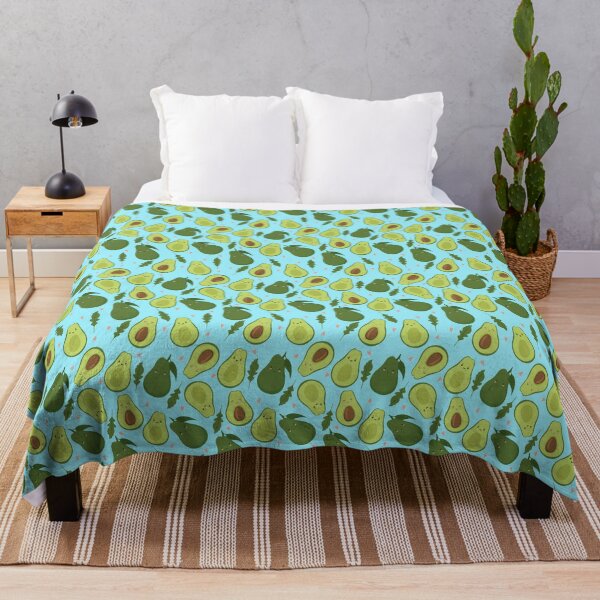 Item preview, cute pattern with avocado and arugula leaves designed and sold by burbura.