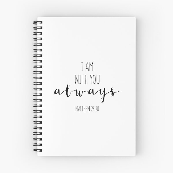 Item preview, I Am With You Always, Matthew 28:20. Bible Verse, Christian Decor, Christian Gift designed and sold by aenaonartwork.