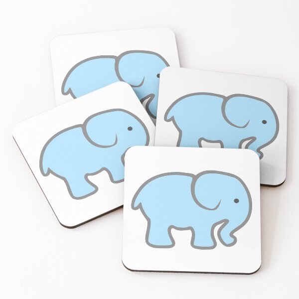Item preview, Colorful Blue Elephant designed and sold by VibeCraze Designs.