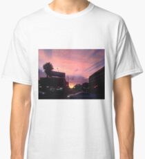 Powder Pink Urban Scape Classic T-Shirt