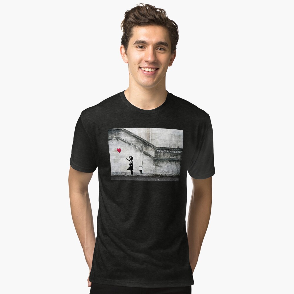Item preview, Tri-blend T-Shirt designed and sold by WE-ARE-BANKSY.
