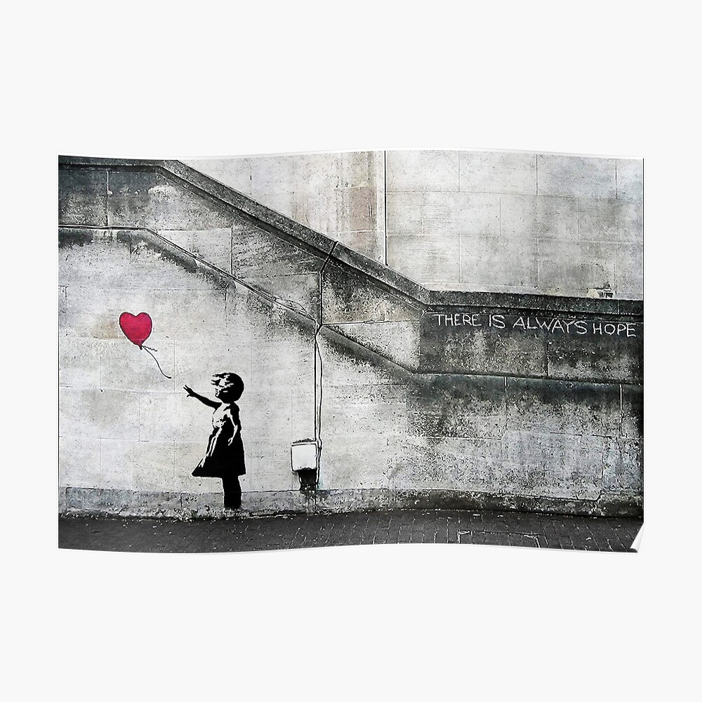 Rectangle Refrigerator Magnet There is Always Hope Young Girl w/ Heart Balloon Rectangle Refrigerator Magnet There is Always Hope Young Girl w/ Heart Balloon